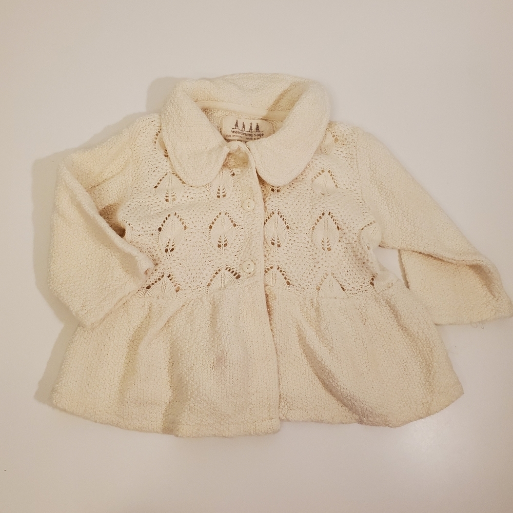 👑Host pick👑 Wandering Sage 100% Cotton Girl's sweater